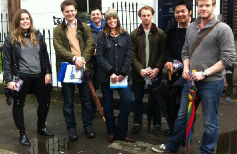 Islington Conservatives campaigning in St Peter's Ward during London Elections