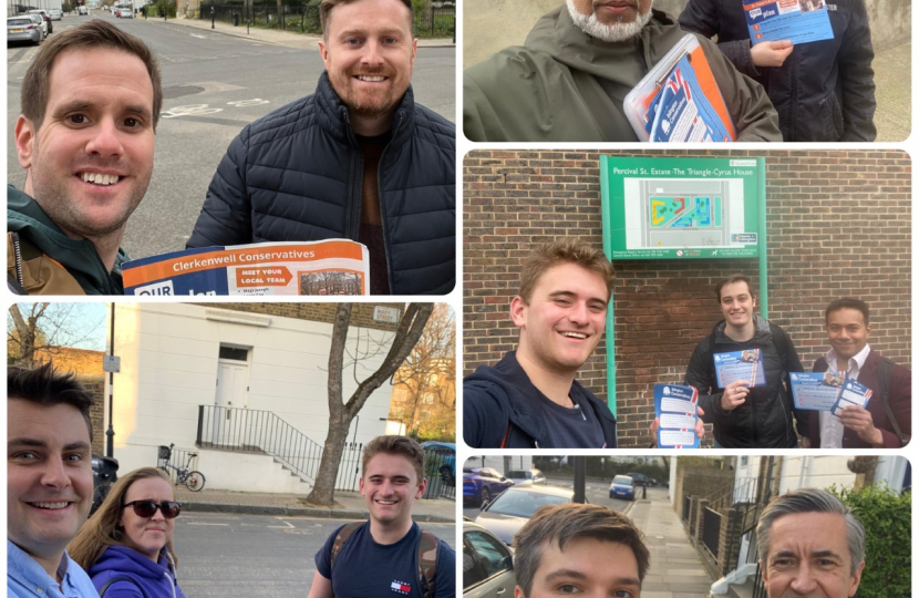 Islington Conservatives Campaigning in Islington